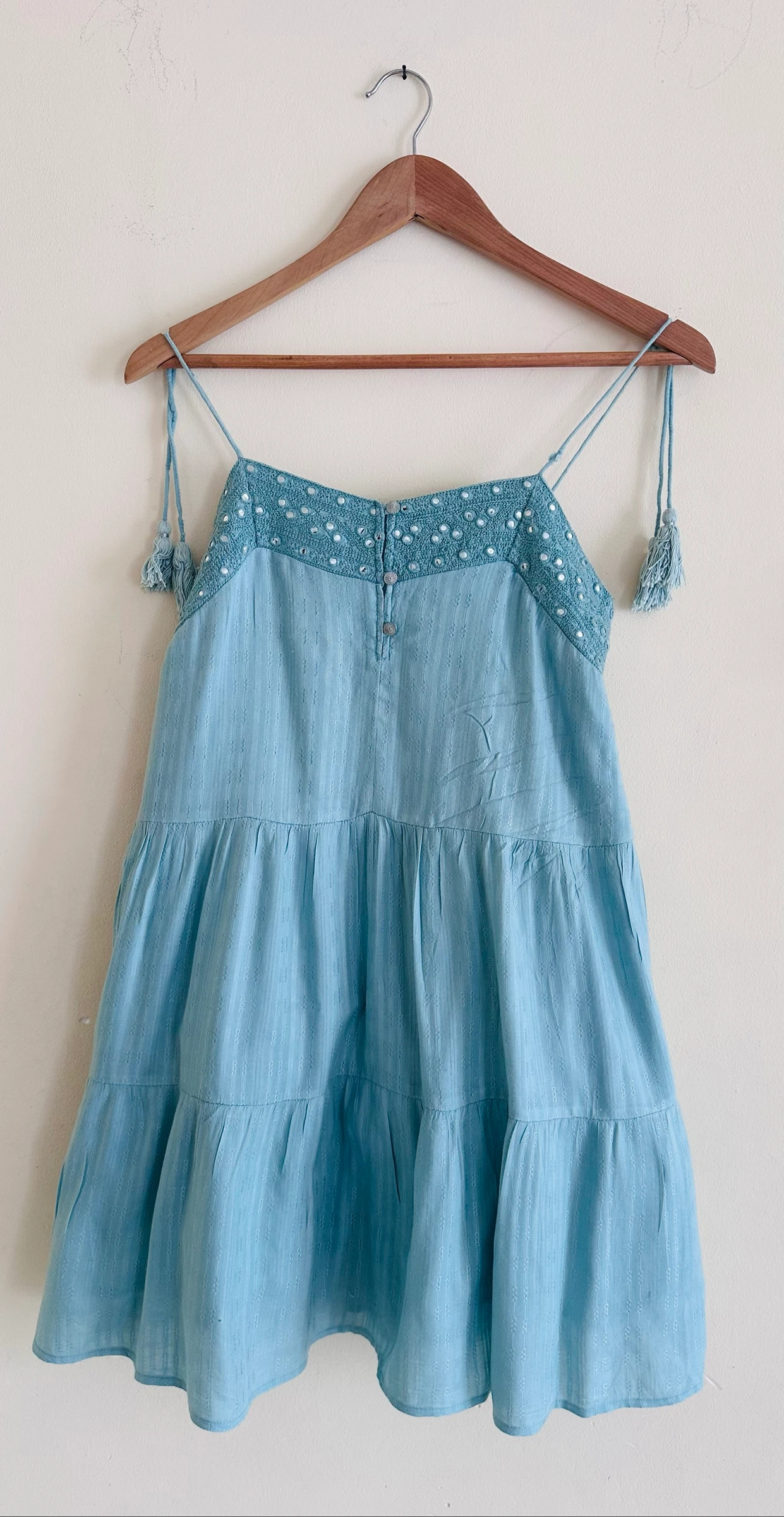 Robe d’Été Vert Amande Creeks – Taille 36 – Très Bon État